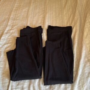 Lot Of Two Torrid Black Leggings Size 1